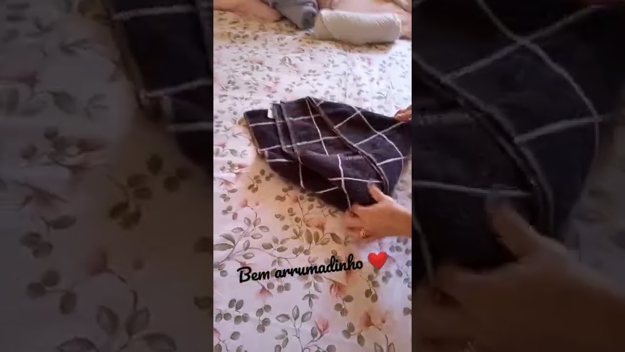 Dobre suas toalhas de banho assim 