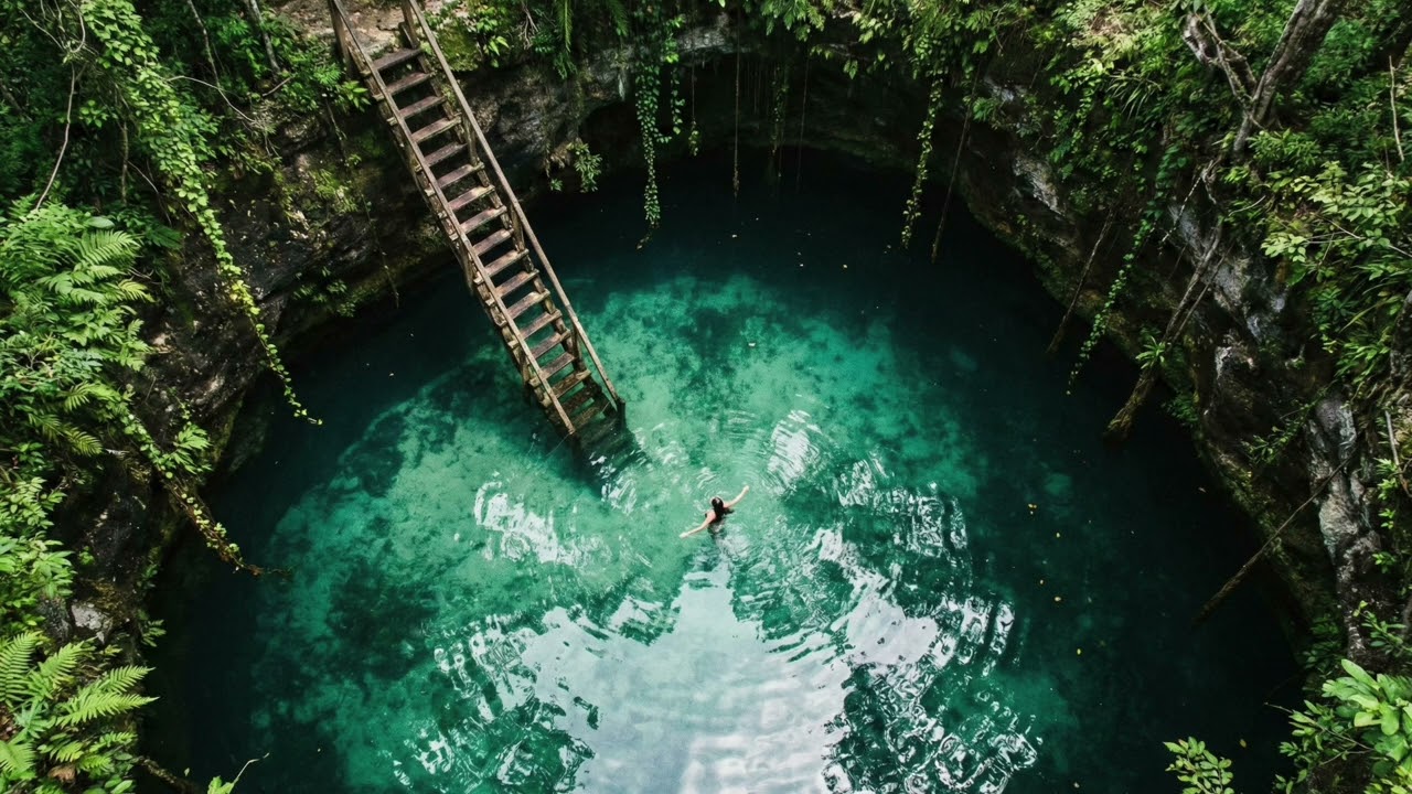 Secret Cenote | Organic Deep House & Jungle Vibes | 432 Hz