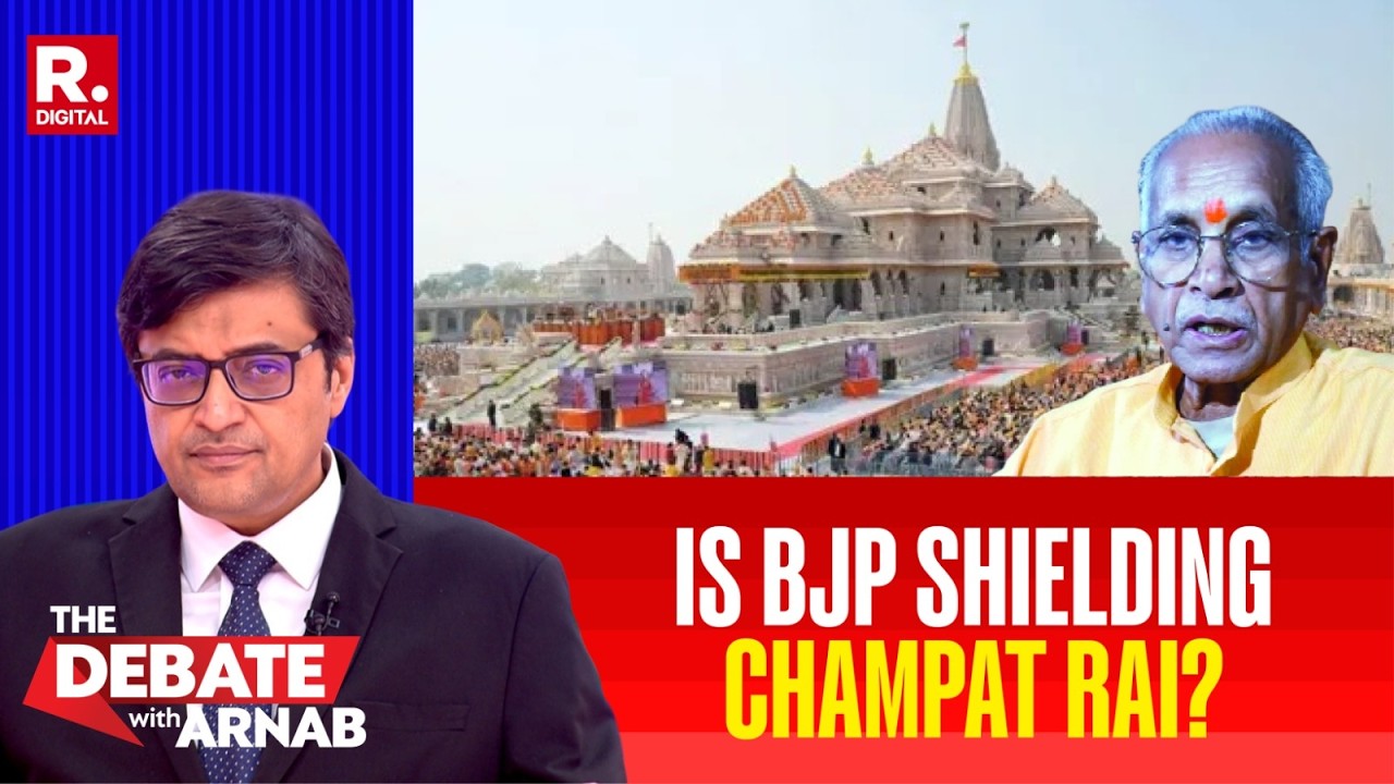 Arnab Asks If BJP Is Shielding Champat Rai, Nalin Defends SIT Probe, Priyanka Repeats &lsquo;Champat Chor&rsquo;