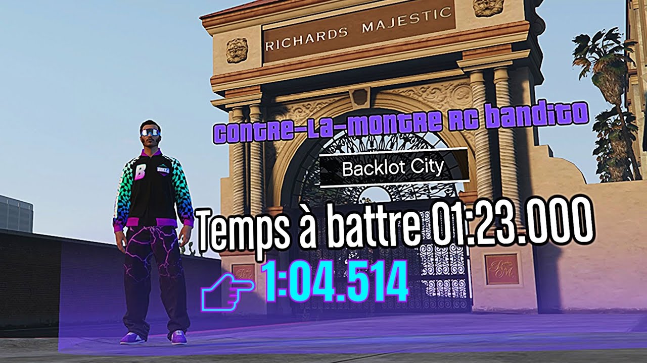 GTA RC Bandito Time Trial - Backlot City / PS5. Contre la montre RC Bandito - Backlot City