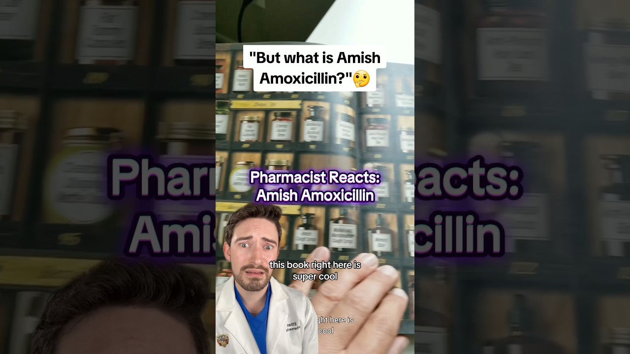 SHOULD YOU BE MAKING AMISH AMOXICILLIN? Pharmacist reviews #coldandflu #coldremedy