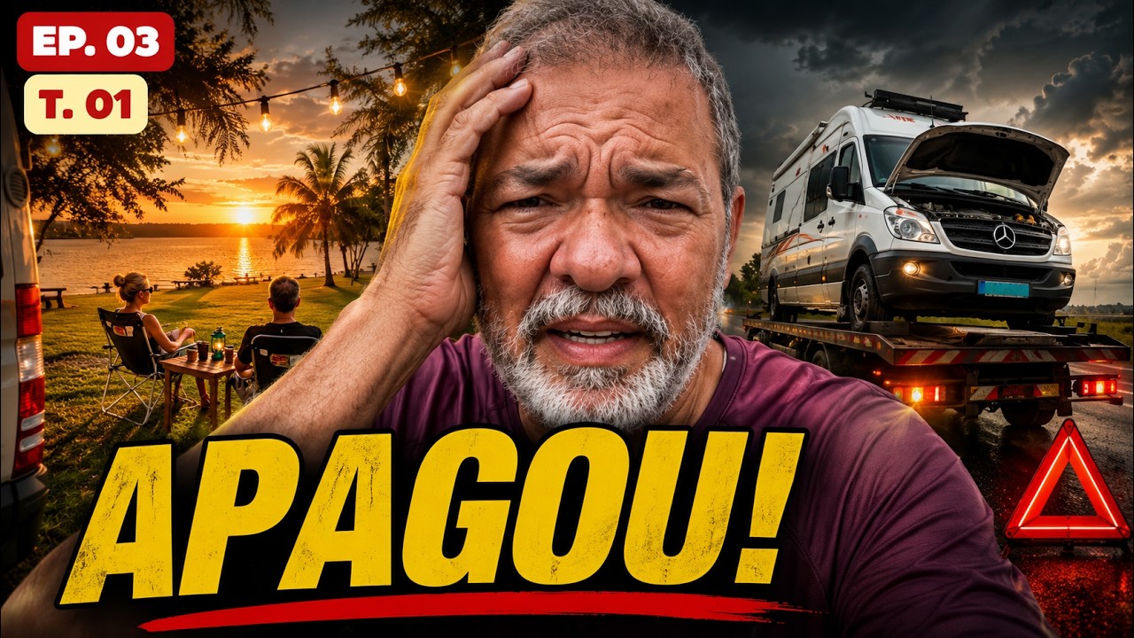 Tudo parecia perfeito no camping – até o motorhome apagar na estrada