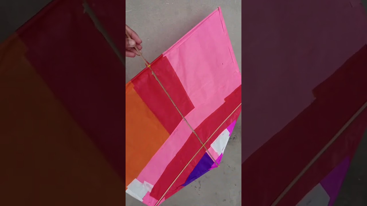 Home made brazil pipa kite #ytshorts #kite