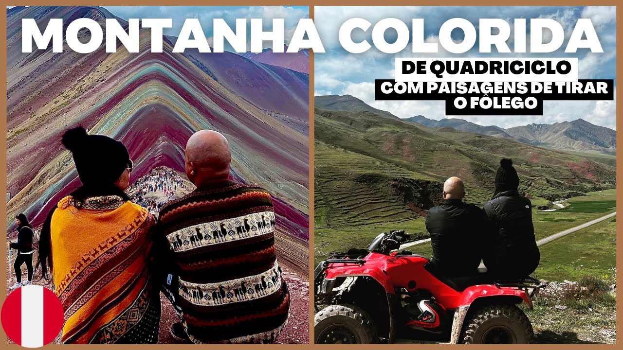 🇵🇪 Montanha Colorida Peru - Experiência completa subindo de quadriciclo