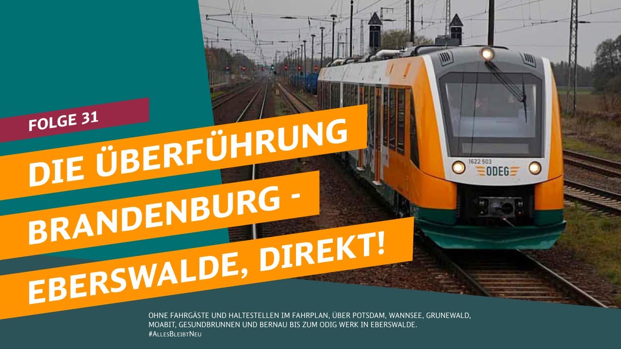 #031 | Führerstandsmitfahrt | Alstom Coradia Lint 54 | Brandenburg - Eberswalde | Fahrzeugpremiere