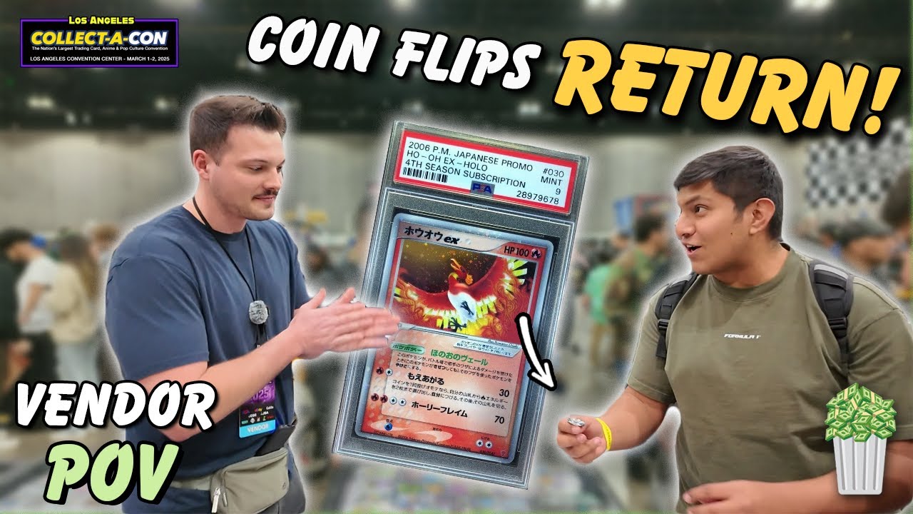 Making Deals On UNCOMMON Pokemon Cards! LA Collect-A-Con Vendor POV Day 1