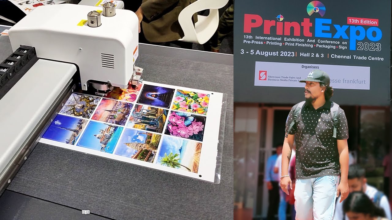 Sticker cutting machine | UV Coating machine printing  | Printing machine | Print machinery