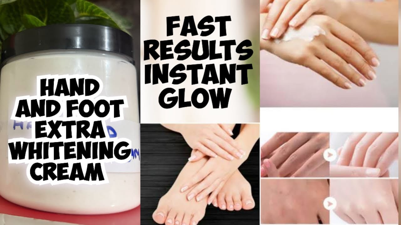 How to make Hand And Foot Extra Whitening Cream,Instant Result within 7 days,Step by Step by Scratch
