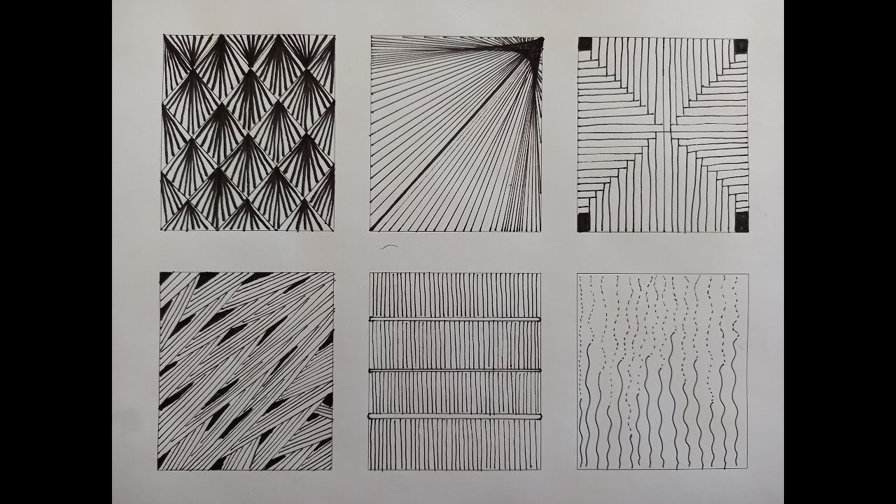 KOLAY ÇİZGİ ÇALIŞMASI - DESEN ÇALIŞMASI 3- ZENTANGLE / EASY LINE - PATTERN WORK