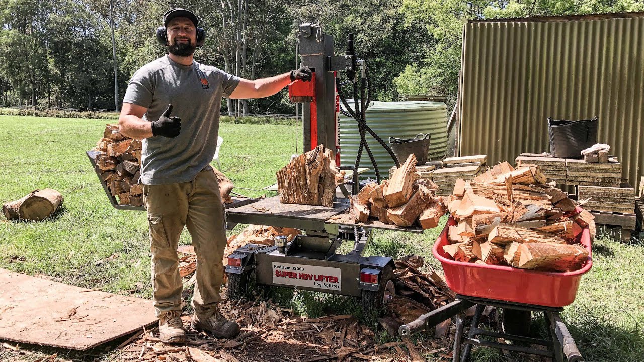 Redgum 32000 Super HDV review, The best Log splitter on the market!