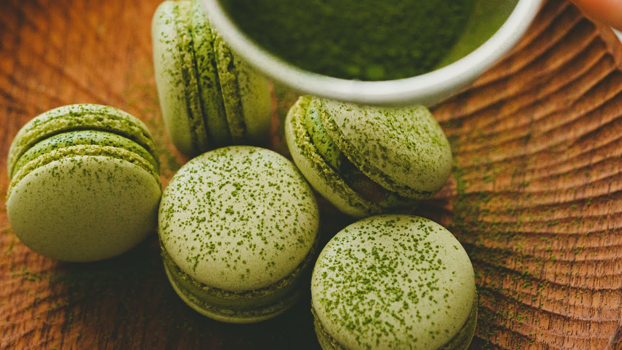 Matcha Macarons | No-Boil Sugar Shells Recipe