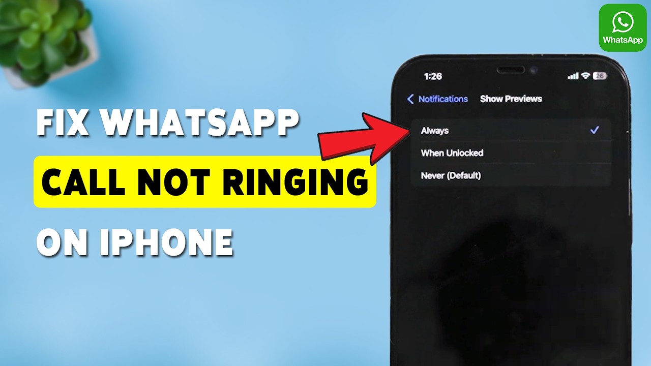 How To Fix WhatsApp Call Not Ringing On iPhone | Troubleshoot WhatsApp Calls On iOS 2026