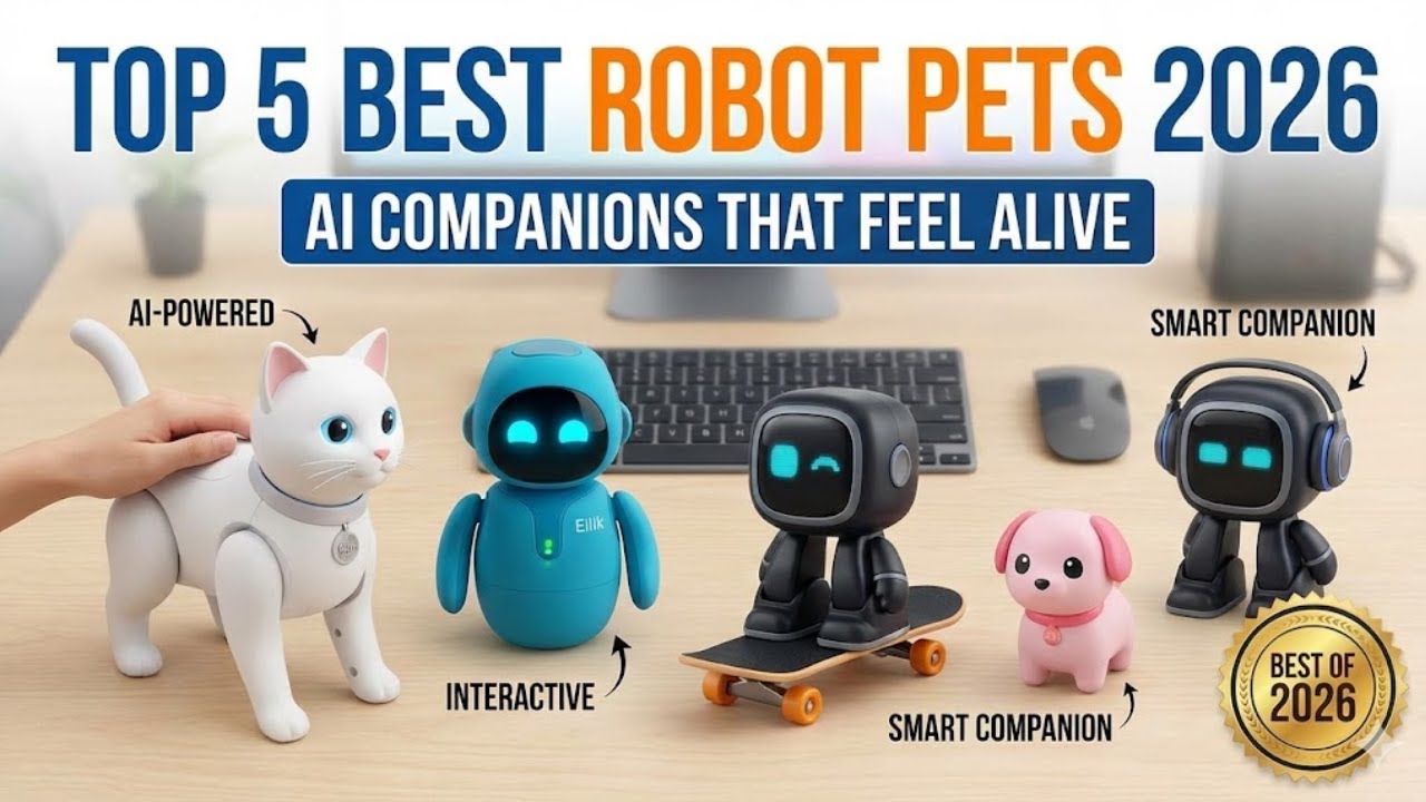 Top 5 Best Robot Pets 2026 – Eilik, Emo, Loona & AI Companions That Feel Alive