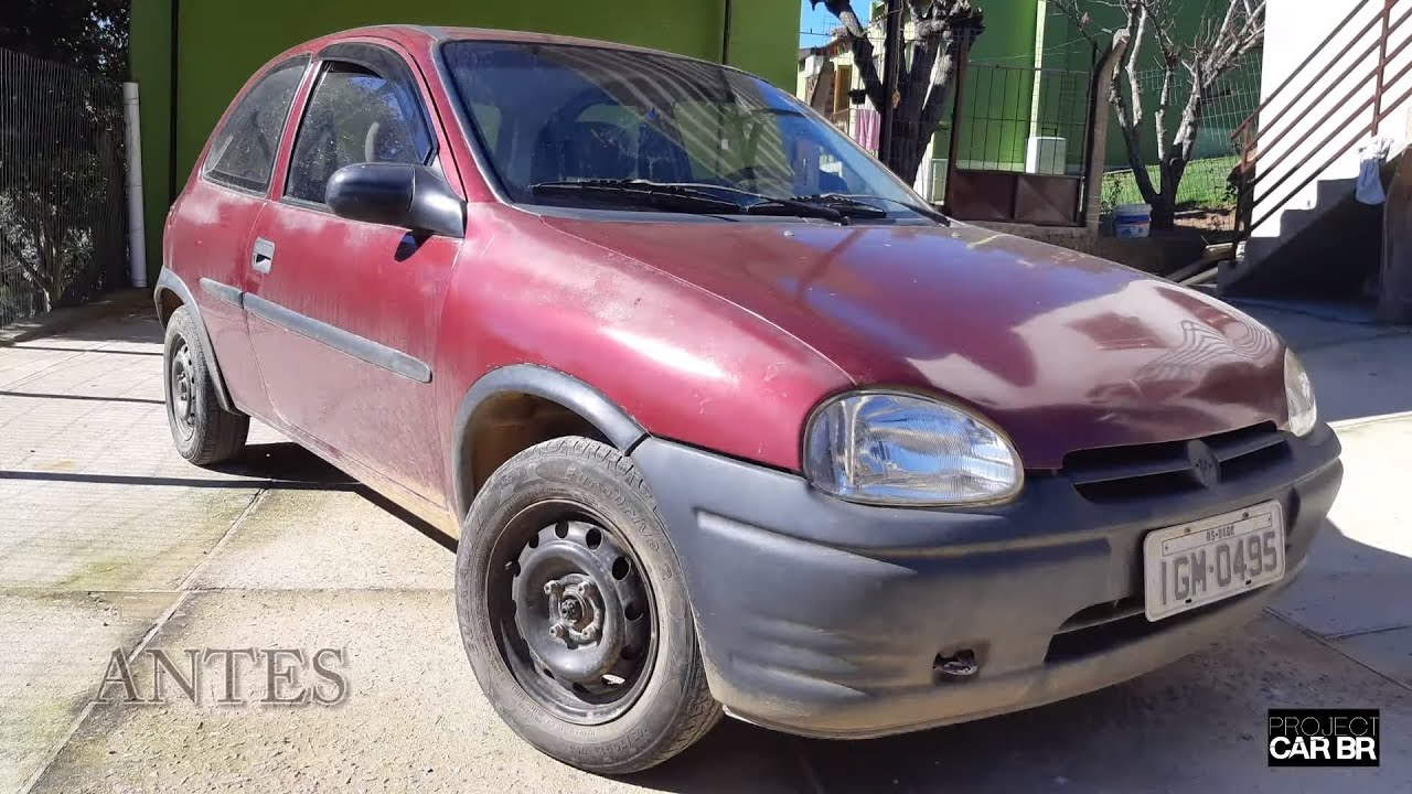 CORSA WIND 1997 - Polimento de pintura queimada + higiênização total