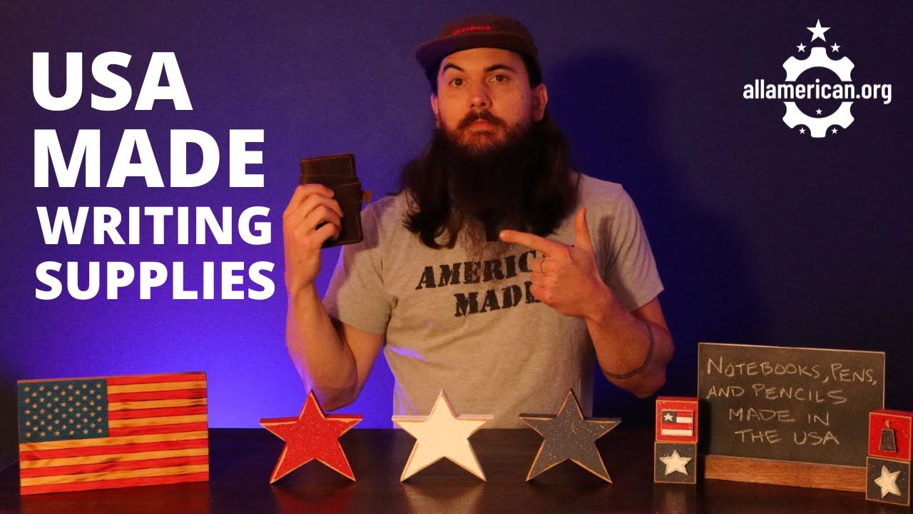 20+ Notebooks, Pens & Pencils Made in the USA