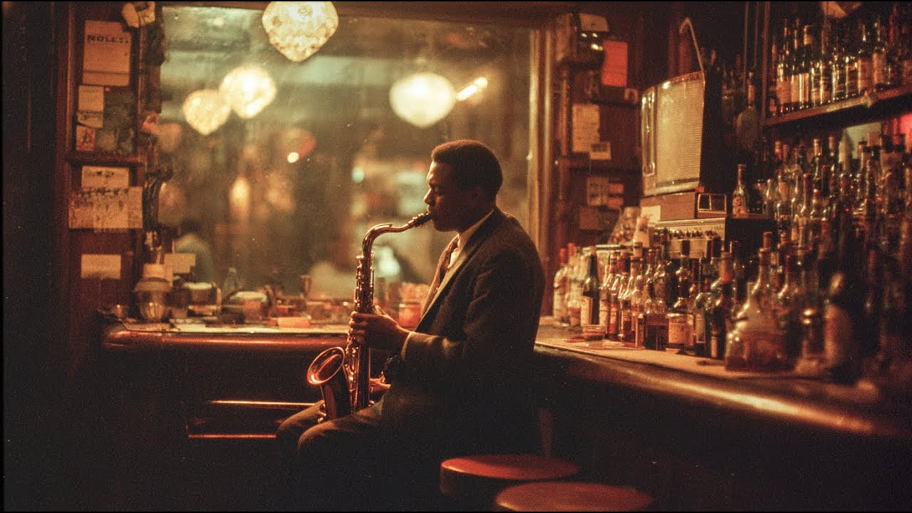 Vintage Slow Jazz – 1960's New York Jazz Bar l Smooth Saxophone