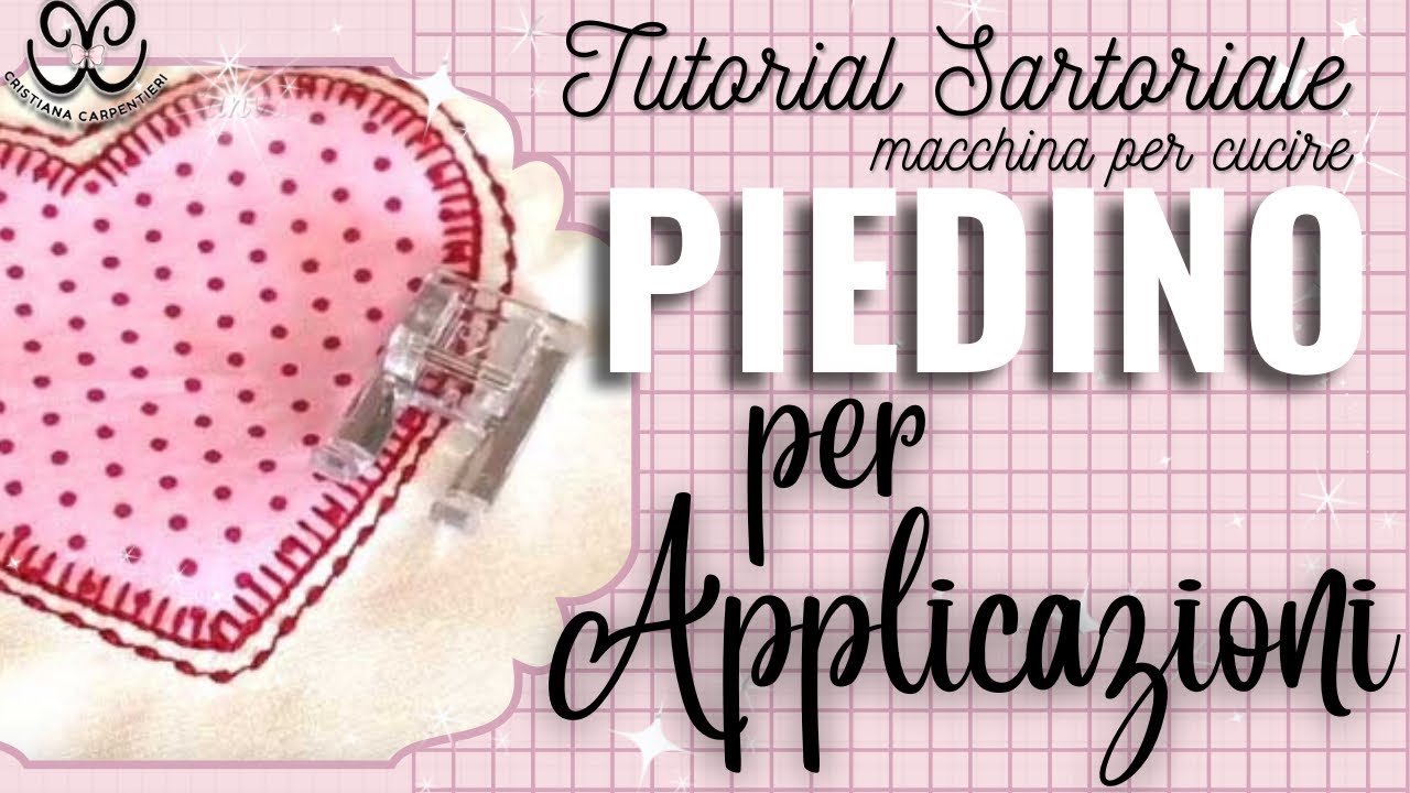 PIEDINO per APPLICAZIONI - OPEN TOE APPLIQUE FOOT @cri.carpent