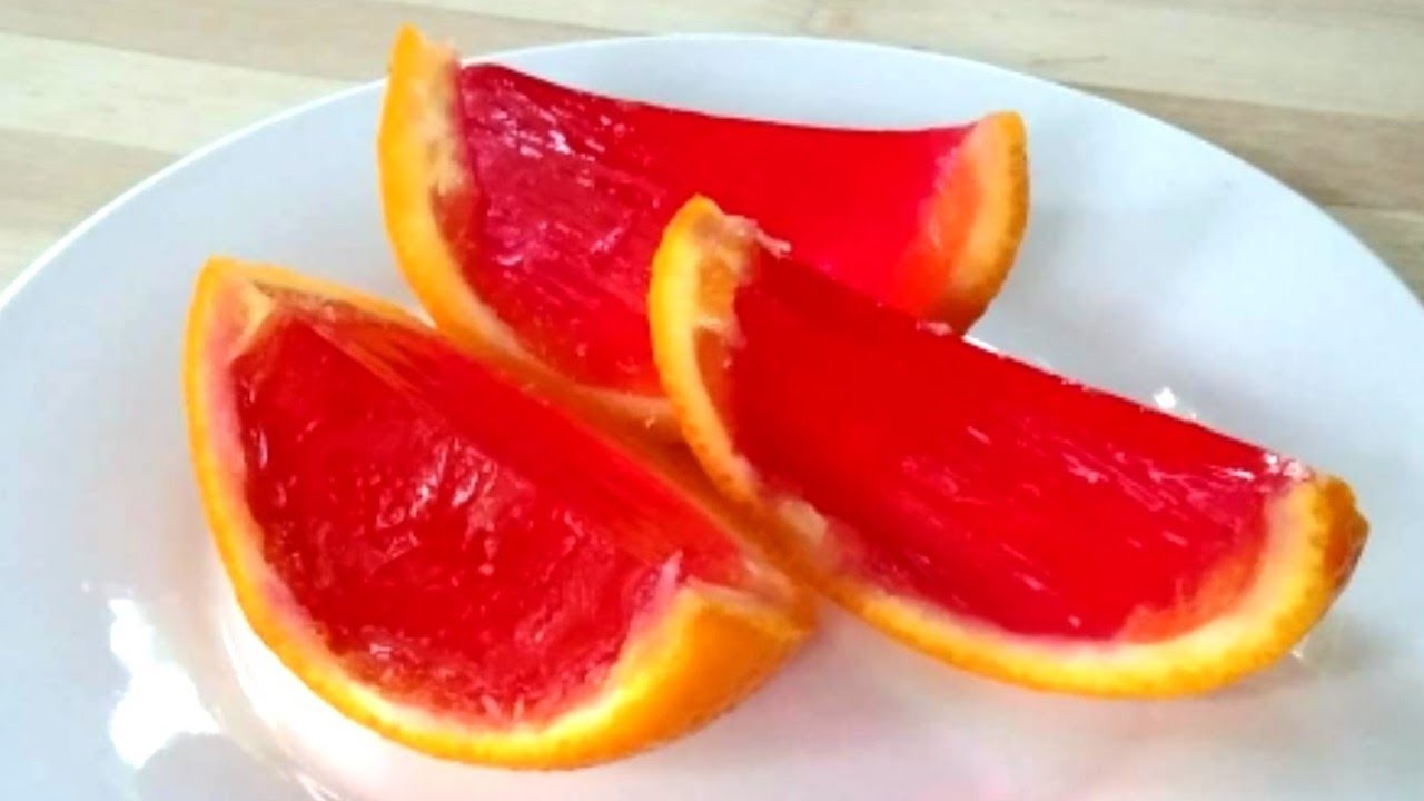 Jelly In Orange Desserts