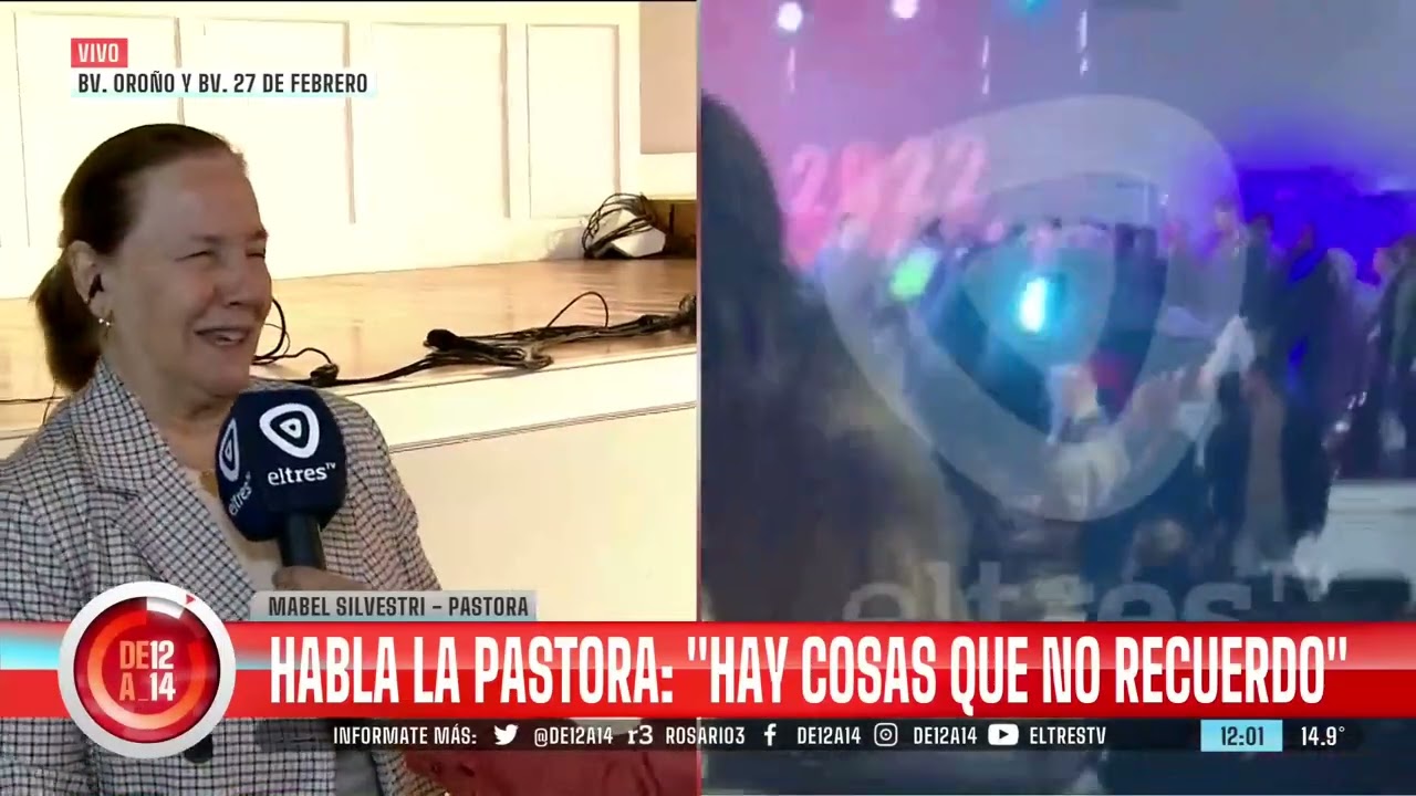 Un hombre con un arma subió al escenario de la Iglesia Evangélica Misionera Argentina en Rosario