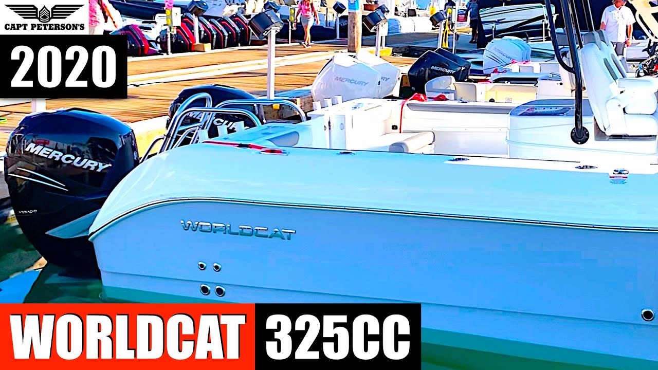 2020 Miami Boatshow Worldcat 325CC Sea Trial Demo by Capt Tim 