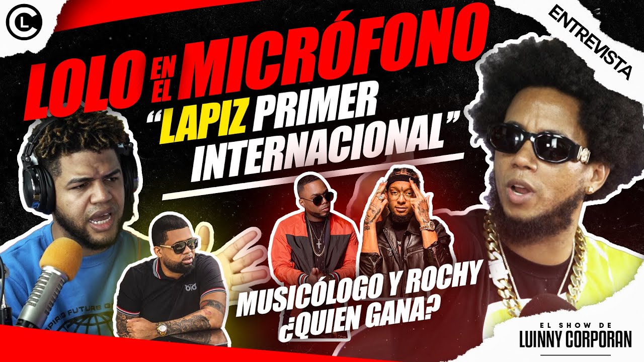 LOLO EN EL MICRÓFONO ¡MUY REAL! LAPIZ PRIMER INTERNACIONAL ¿QUIEN GANARIA GUERRA MUSICOLOGO O ROCHY?
