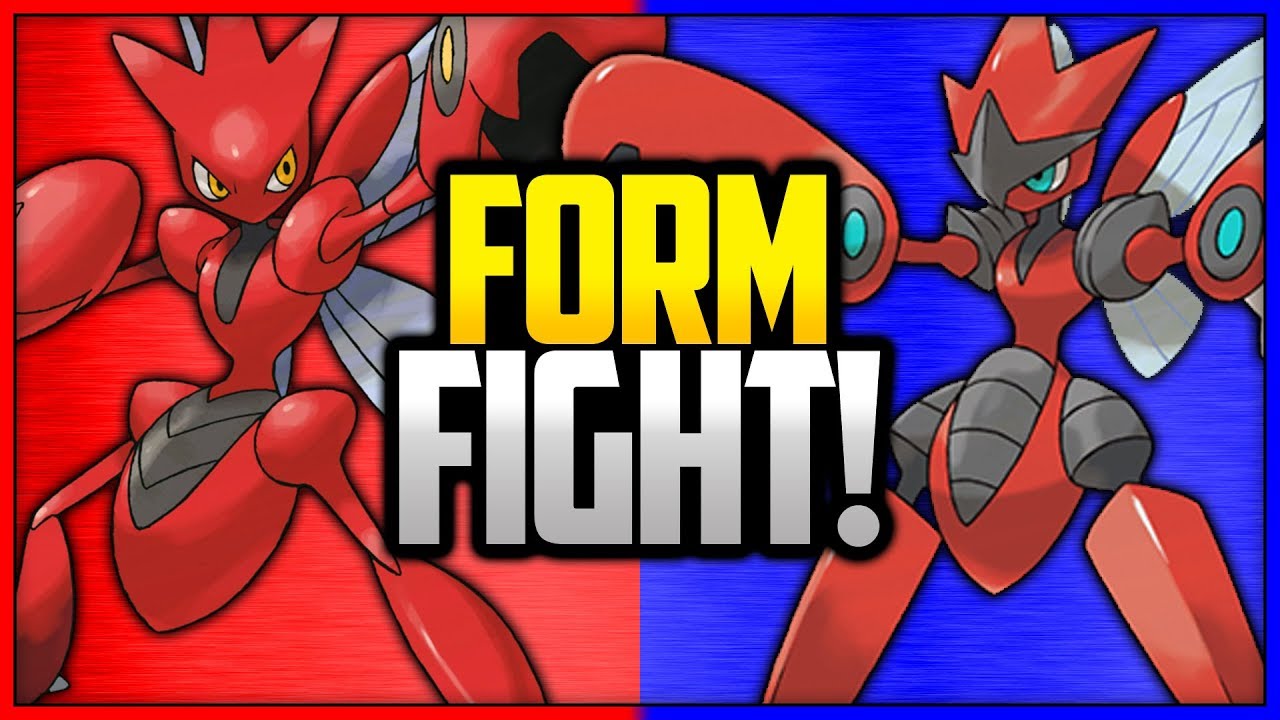 Scizor vs Mega Scizor | Pokémon Form Fight