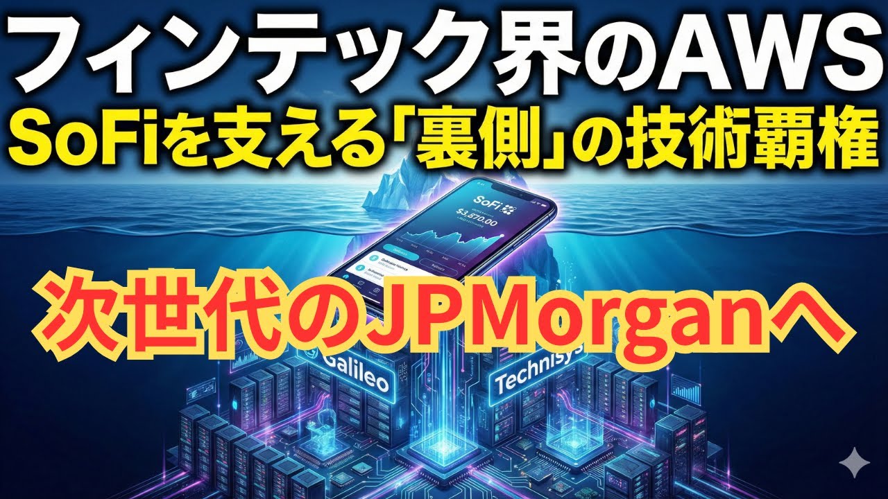 【企業分析】84兆ドルの富の覇権を握るのはSoFiか？　次世代のJPMorganへ！