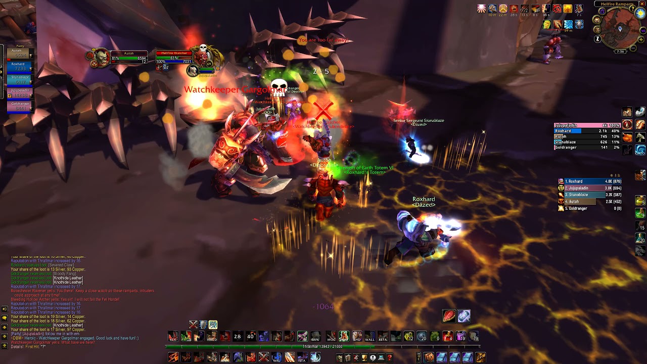World Of Warcraft | Pre-BiS TBC Warrior (Hellfire Ramparts)