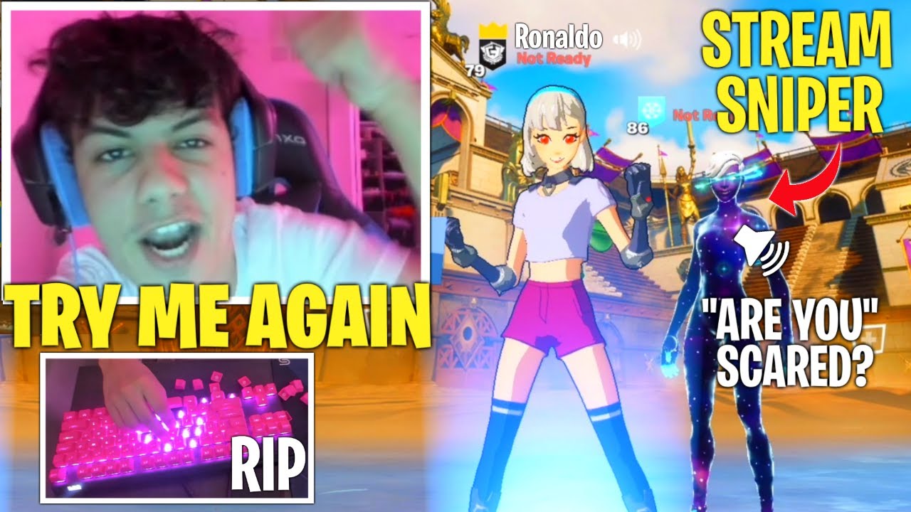 Ronaldo *GOES OFF* On Stream Sniper & Shows NO MERCY To His KEYBOARD Again! (Highlights)