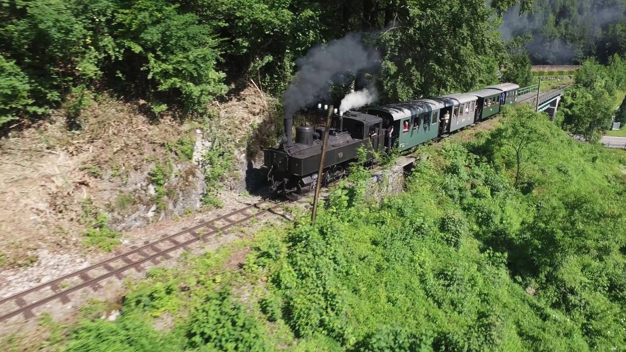 Ybbstalbahn Bergstrecke Lunz Göstling Uv1 - 4K 2160p UHD 10.7.2016