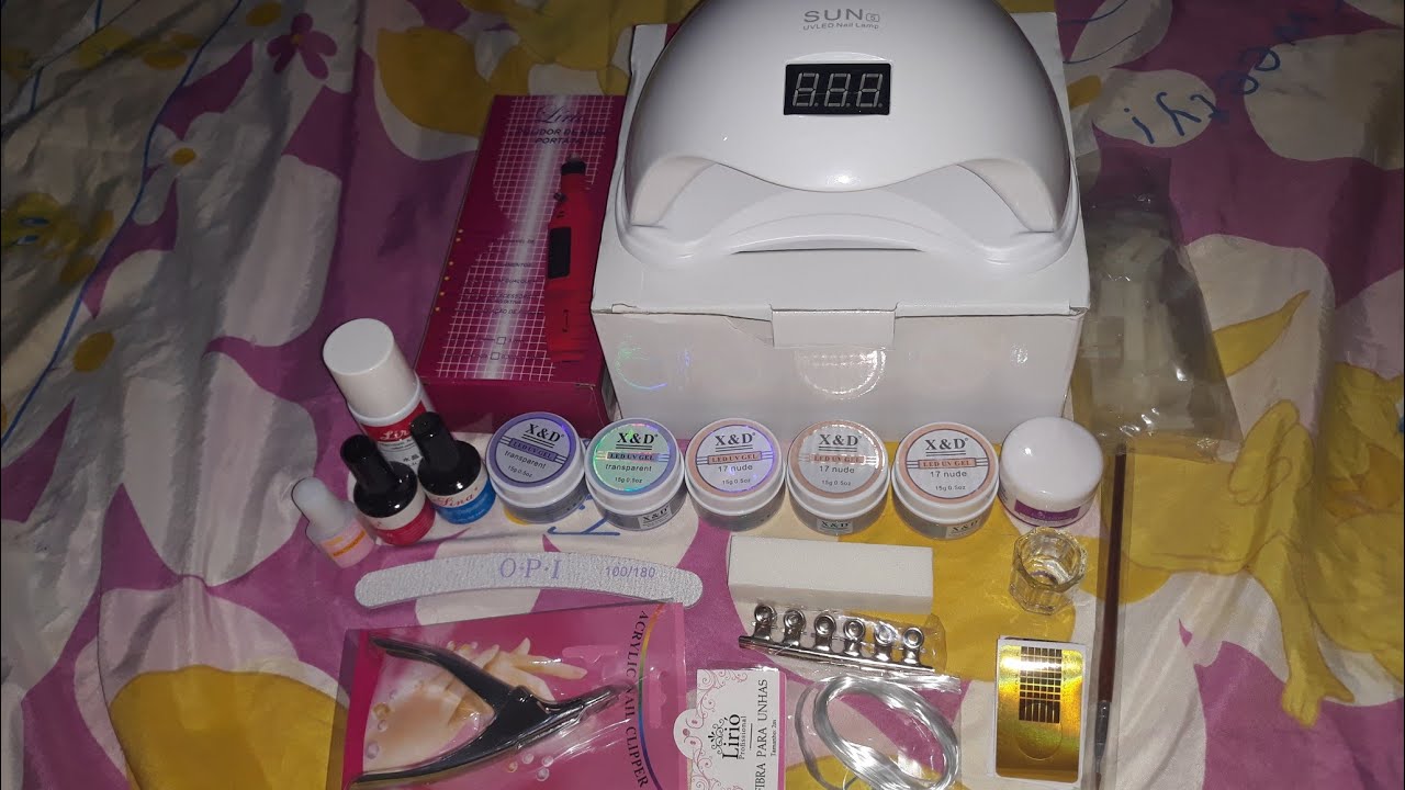Comprei Um Kit De unhas em Gel No Mercado Livre.