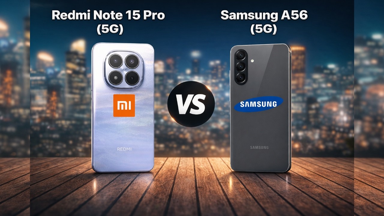 Samsung Galaxy A56 5G vs Redmi Note 15 Pro 5G Complete Comparison