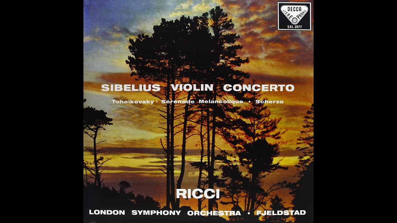 Sibelius: Violin Concerto in D minor, Op. 47 - Ruggiero Ricci, Øivin Fjeldstad, London Symphony