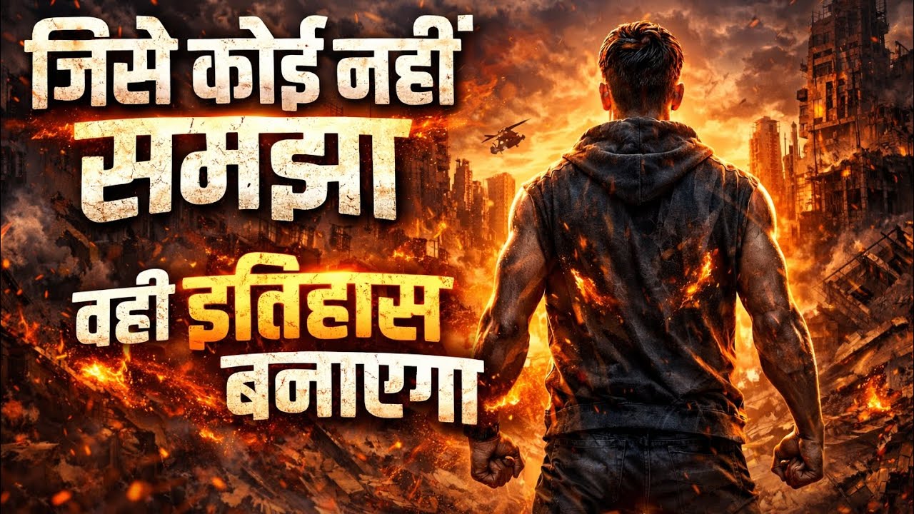 जिसे कोई नहीं समझा वही इतिहास बनाएगा 🔥 | Most Powerful Motivational Song 2026 | मेहनत की आग
