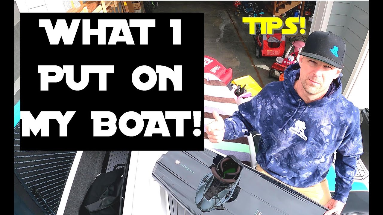 WHAT I KEEP ON MY BOAT!!  Wakeboat Ownership, Episode 20
