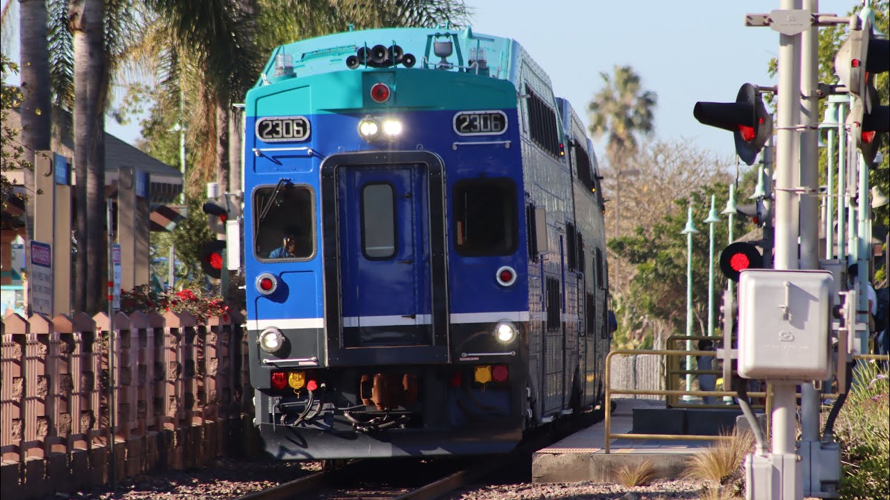 11/22/22 Railfanning Carlsbad Village Feat. NCTC 2306 Returning to service, NCTC 3001, Amtrak & More