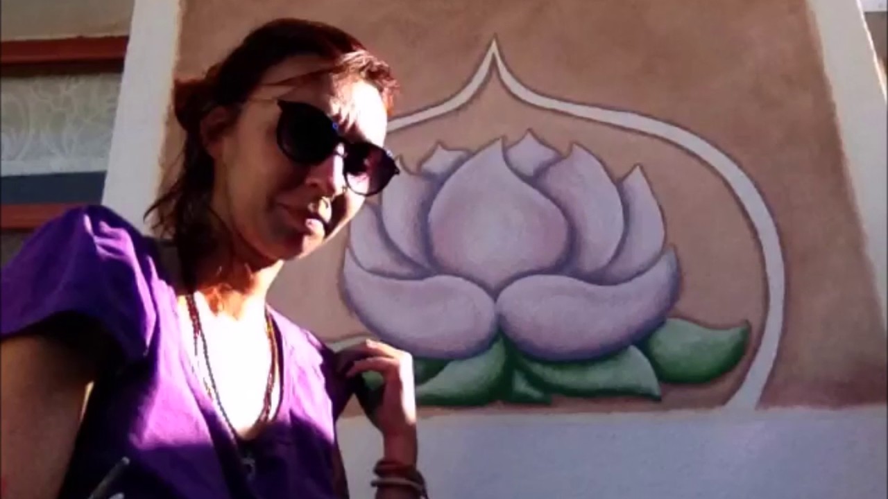 lotus flower in Kabeção . Handpan Music house in Lisbon