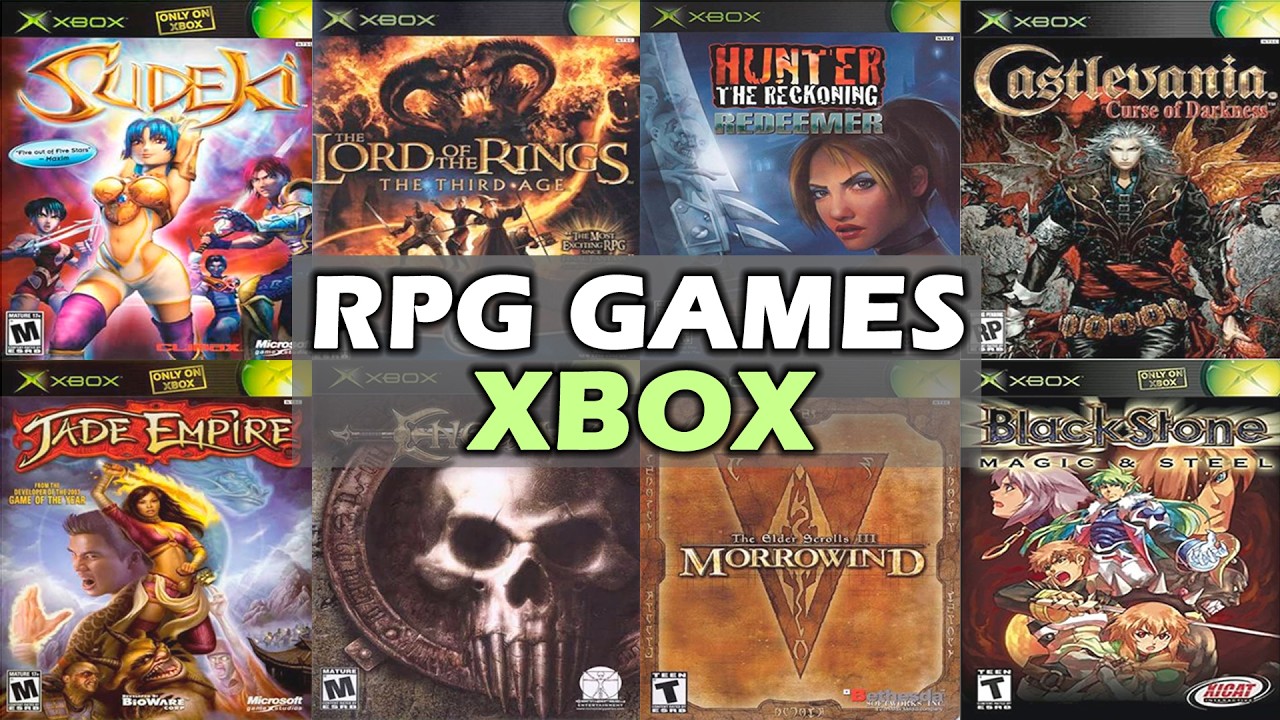 TOP 30 BEST XBOX CLASSIC RPG GAMES || XBOX GAMES
