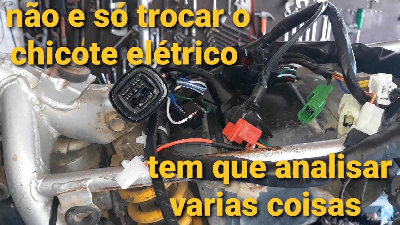 Como trocar  chicote elétrico da XR 250 TORNADO (não é só trocar)