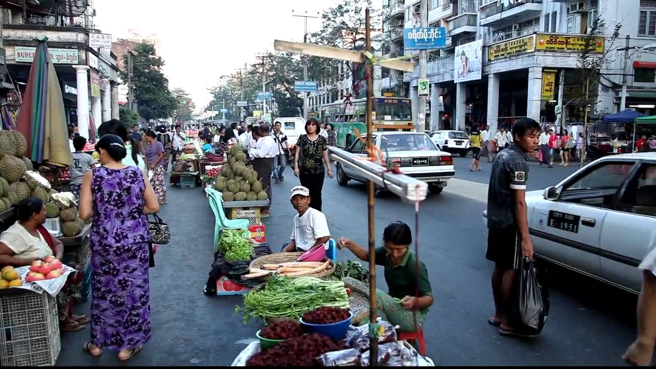 Street Market at Chinatown Yangon