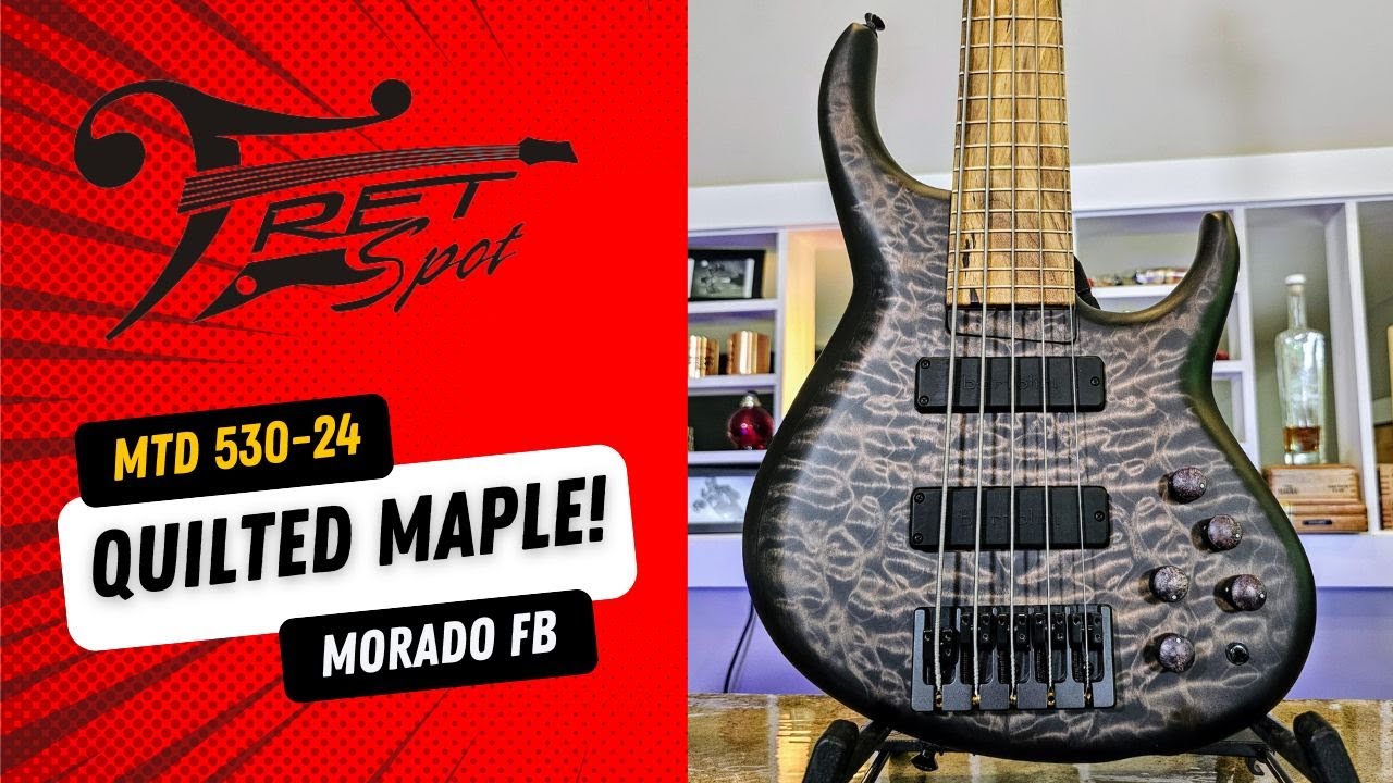 Get MASSIVE Bass Tone with the Short Scale MTD 530-24 (Quilted Maple & Morado)