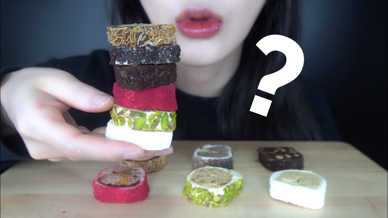 ASMR 롤 로쿰 ? 그게 뭐야 ? Lokum, the heavenly dessert!