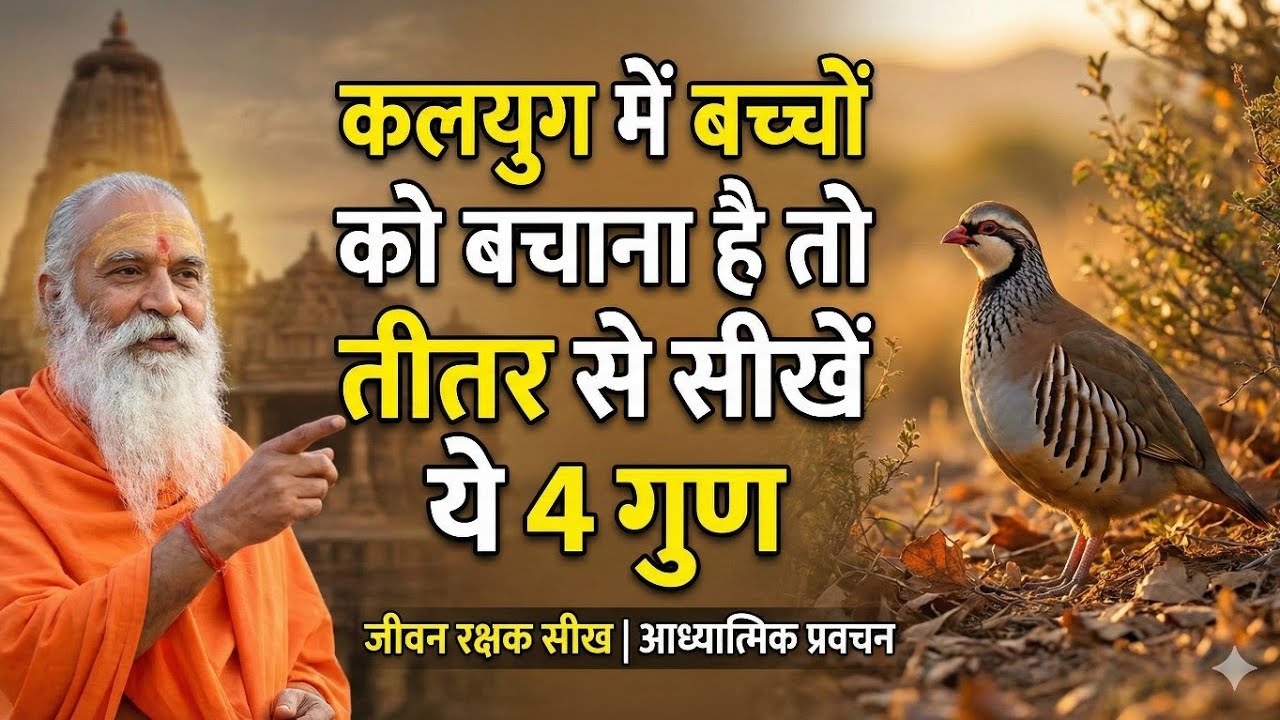 कलयुग में बच्चों को बचाना है तो तीतर से सीखें ये 4 गुण |