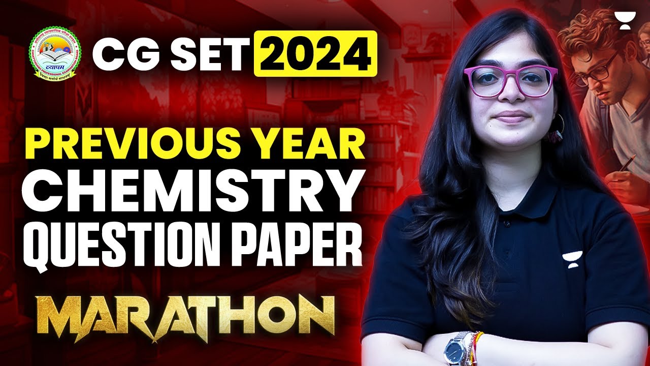 CG SET 2024 Chemistry Previous Year Question Paper | CG SET 2024 | Lekhanshu Singh #cgset
