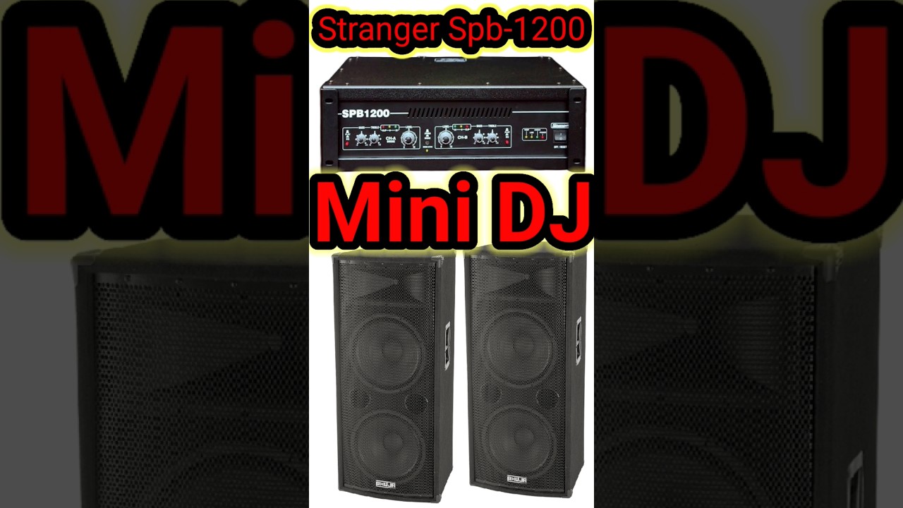 Stranger Pbt 1200 Amplifier Ahuja Srx 800 2024 Mini Dj Price #youtubeshorts #shorts #viral #new