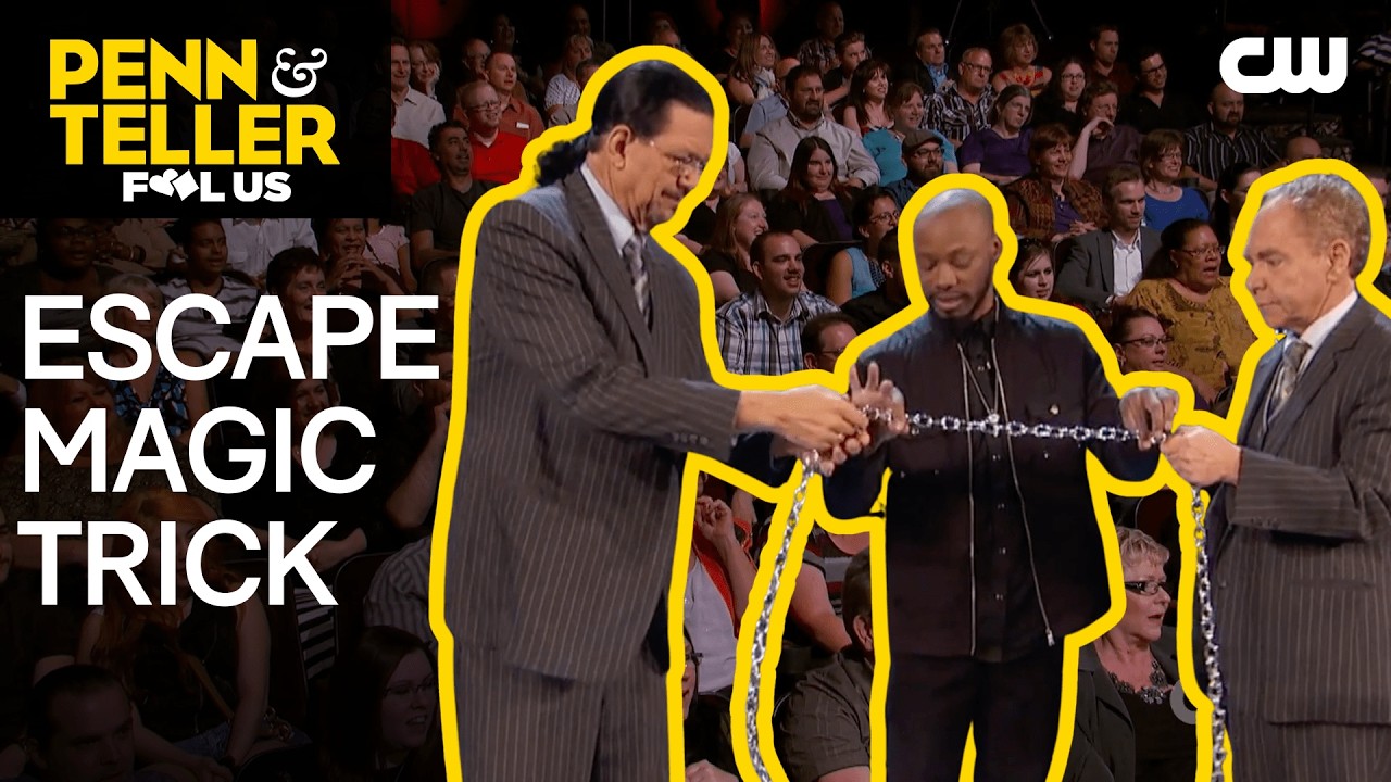 Magician Performs Chain Escape Magic Trick | Penn & Teller: Fool Us | The CW