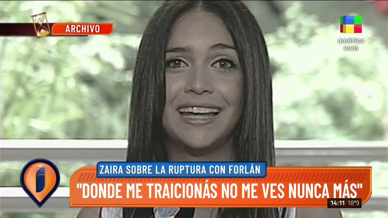 10 años de la separación de Zaira Nara y Diego Forlán