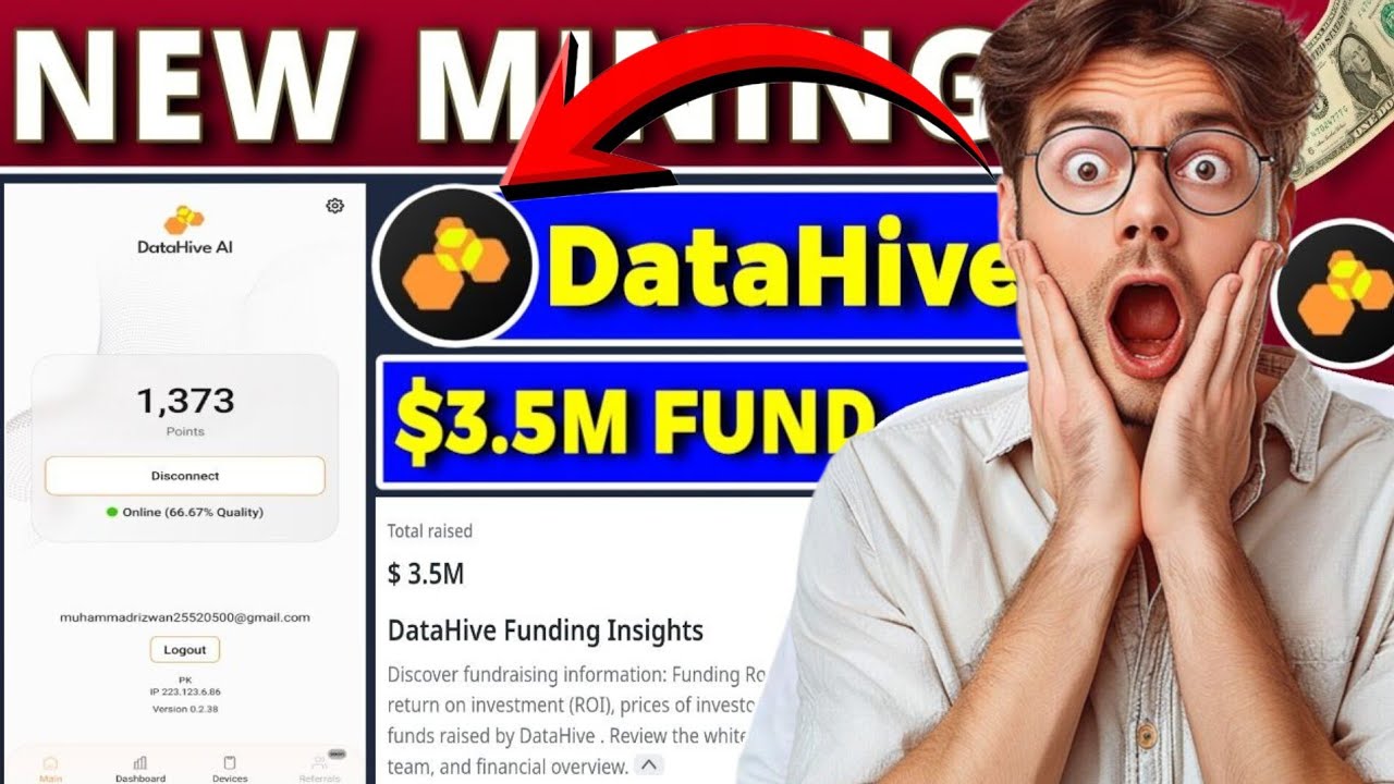 DataHive Airdrop | New Mining App Full Guide 2026