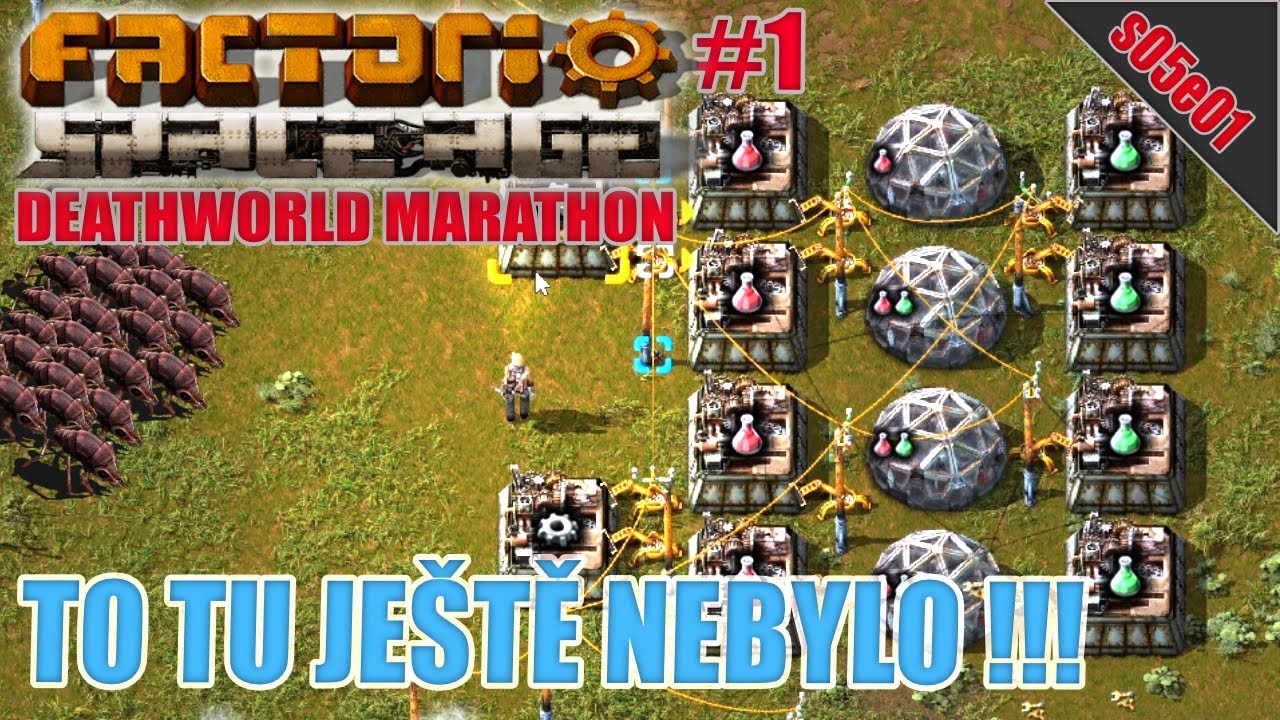 Jak těžké je přežít Maraton světa smrti ?? | S05E01 | Factorio: Space Age - Maraton světa smrti