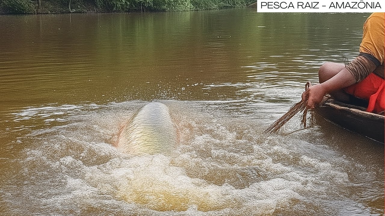 INACREDITÁVEL! PESCAMOS um PIRARUCU GIGANTE na AMAZÔNIA (Arapaima)